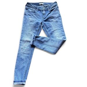 Burberry Brit Westbourne Jeans "Burberry Back Seam" Aesthetic Skinny Ankle Sz 25